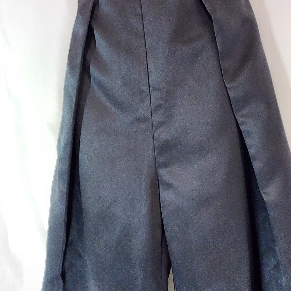 Ael Wide Leg Jumpsuit Original Custom Black Amyenjoylife Drape Trousers S. Lg - Picture 5 of 8